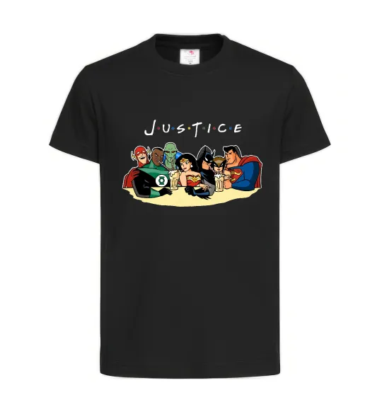 Детская футболка Justice DC Черный фото