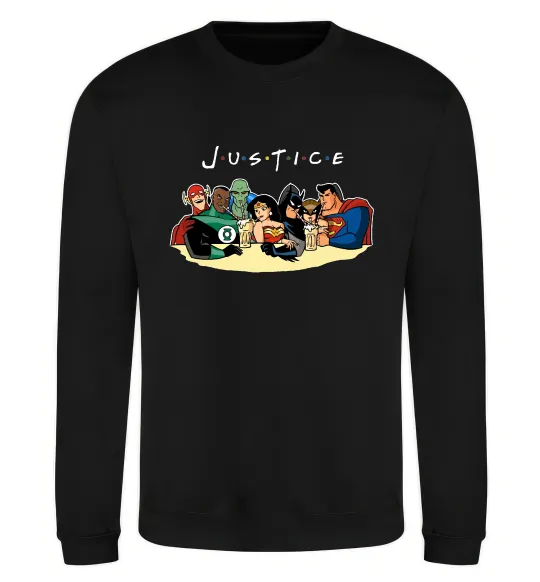 Світшот Justice DC Чорний фото