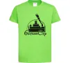 Дитяча футболка Gotham city Лаймовий фото