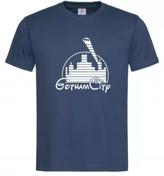Мужская футболка Gotham city Темно-синий фото