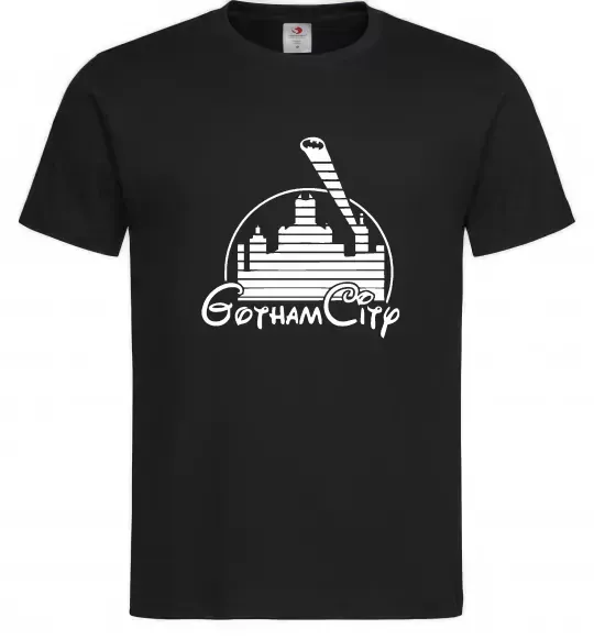 Мужская футболка Gotham city Черный фото