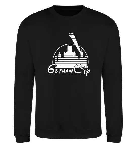 Свитшот Gotham city Черный фото