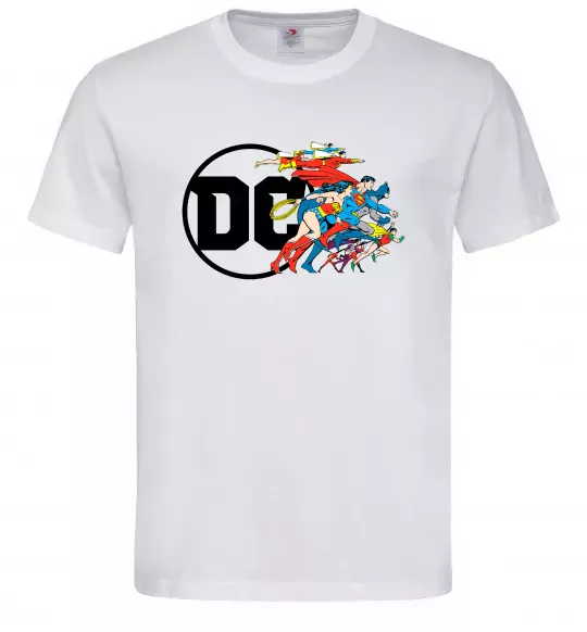 Мужская футболка DC ліга справедливості Белый фото