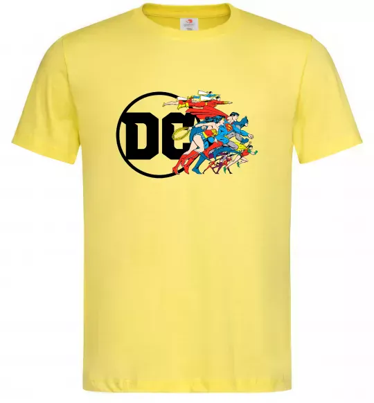 Мужская футболка DC ліга справедливості Лимонный фото