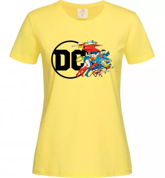 Жіноча футболка DC ліга справедливості Лимонний фото