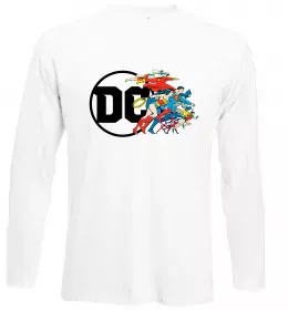 Лонгслів DC ліга справедливості Білий фото