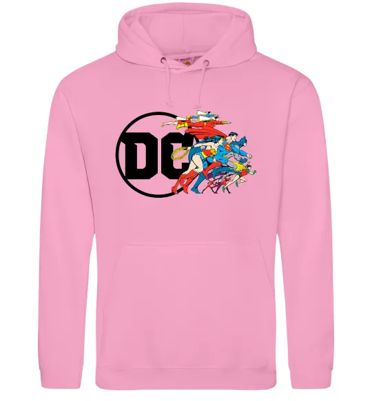 Мужская толстовка (худи) DC ліга справедливості Розовый фото