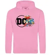 Женская толстовка (худи) DC ліга справедливості Розовый фото