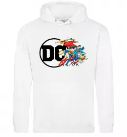 Жіноча толстовка (худі) DC ліга справедливості Білий фото