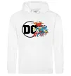 Женская толстовка (худи) DC ліга справедливості Белый фото