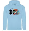 Женская толстовка (худи) DC ліга справедливості Голубой фото