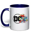 Чашка з кольоровою ручкою DC ліга справедливості Глибокий темно-синій фото