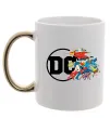 Чашка з кольоровою ручкою DC ліга справедливості Золото фото