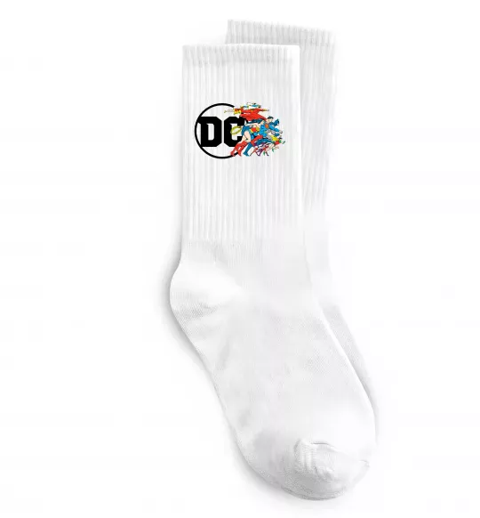 Шкарпетки DC ліга справедливості Білий фото