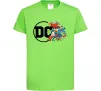 Дитяча футболка DC ліга справедливості Лаймовий фото