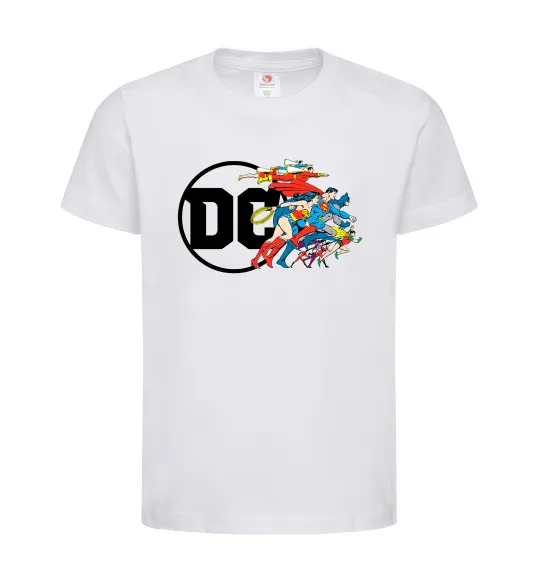 Дитяча футболка DC ліга справедливості Білий фото