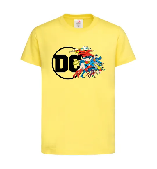 Дитяча футболка DC ліга справедливості Лимонний фото