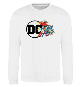 Свитшот DC ліга справедливості Белый фото