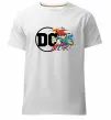 Чоловіча преміум футболка DC ліга справедливості Білий фото