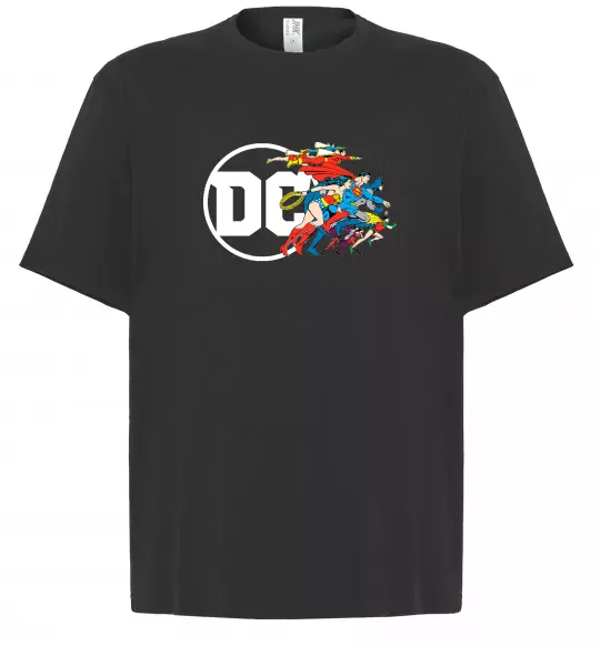 Футболка Оверсайз DC ліга справедливості Чорний фото
