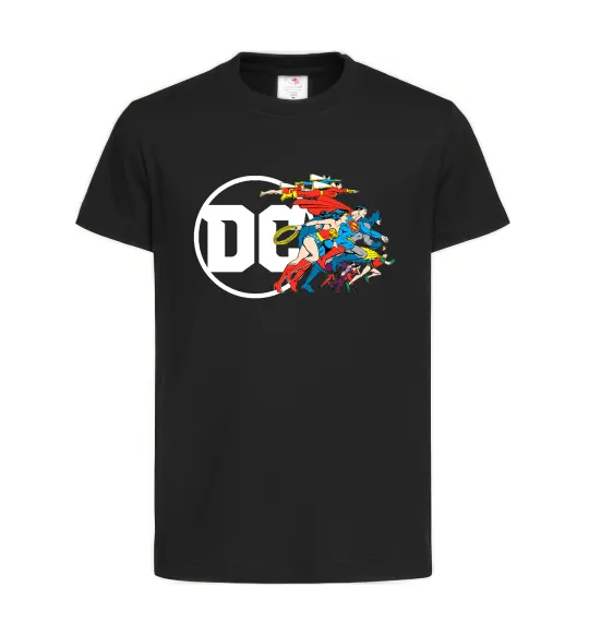 Дитяча футболка DC ліга справедливості Чорний фото
