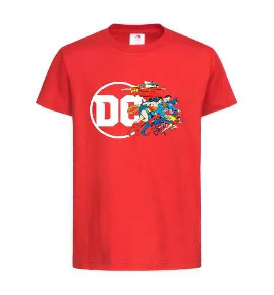 Дитяча футболка DC ліга справедливості Червоний фото