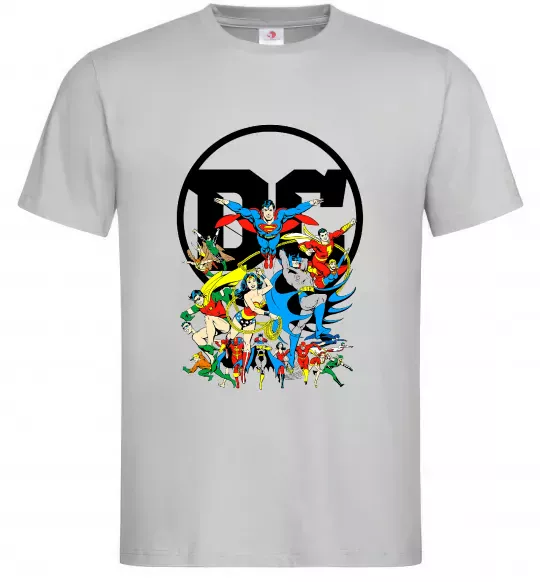 Чоловіча футболка DC Heroes Сірий фото