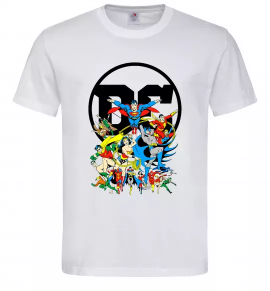 Чоловіча футболка DC Heroes Білий фото