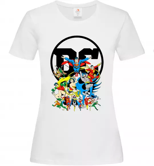 Жіноча футболка DC Heroes Білий фото
