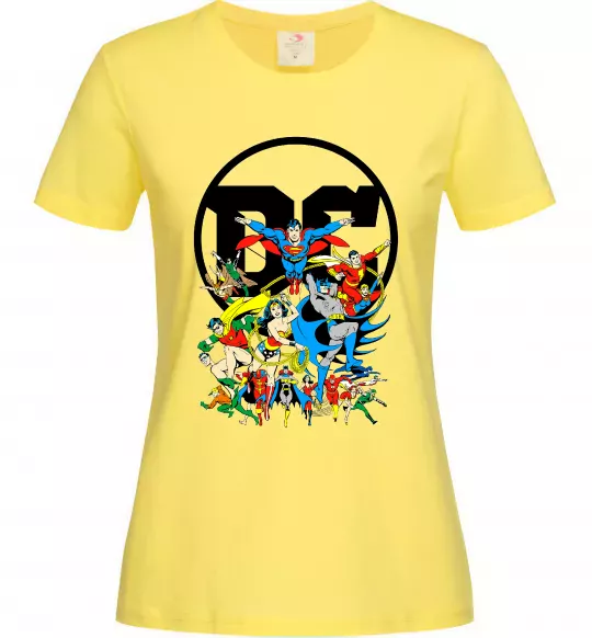 Жіноча футболка DC Heroes Лимонний фото