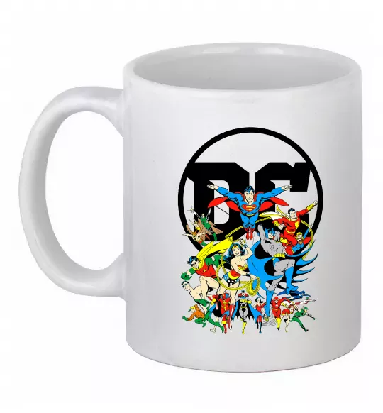 Чашка керамічна DC Heroes Білий фото