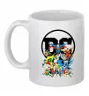 Чашка керамічна DC Heroes Білий фото