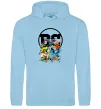 Чоловіча толстовка (худі) DC Heroes Блакитний фото