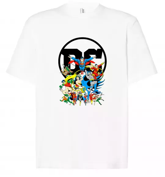 Футболка Оверсайз DC Heroes Білий фото