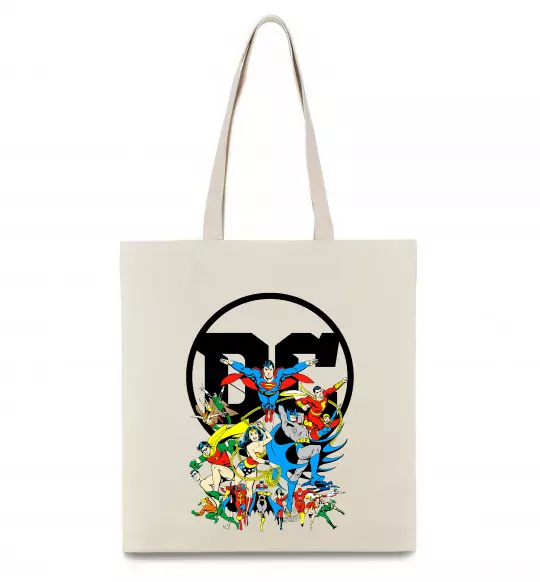 Еко-сумка DC Heroes Бежевий фото