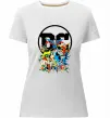Женская премиум футболка DC Heroes Белый фото