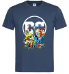 Чоловіча футболка DC Heroes Темно-синій фото