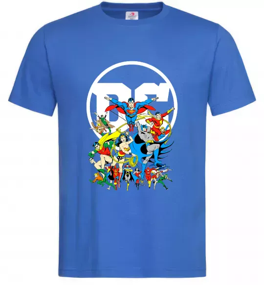Чоловіча футболка DC Heroes Яскраво-синій фото