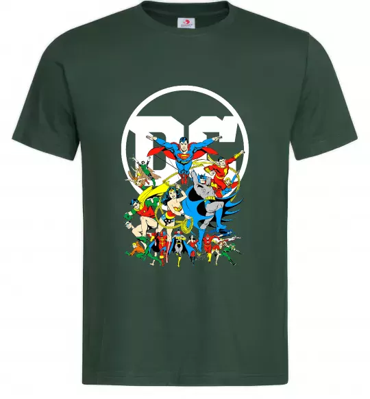 Чоловіча футболка DC Heroes Темно-зелений фото