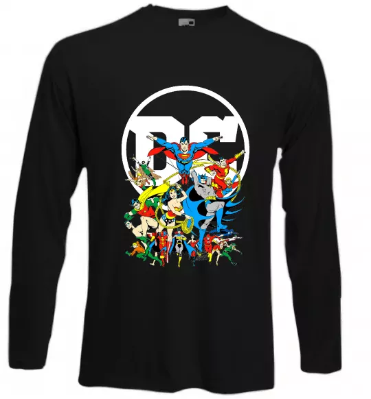 Лонгслів DC Heroes Чорний фото