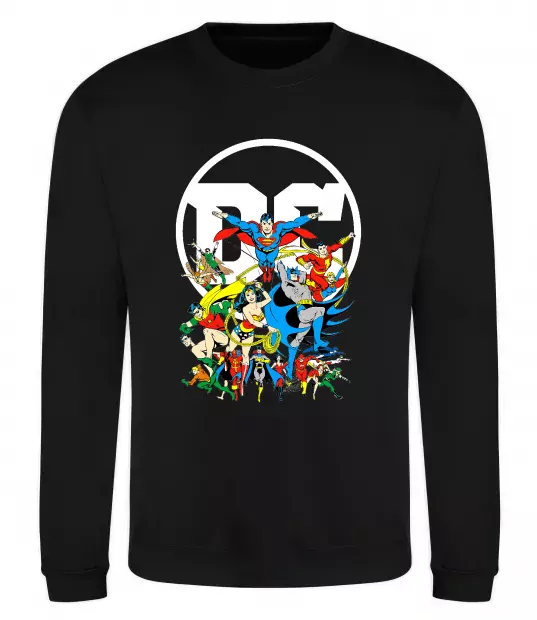 Свитшот DC Heroes Черный фото