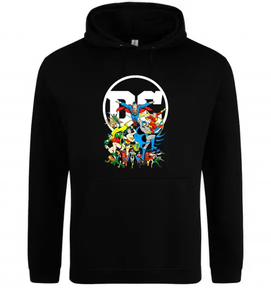 Мужская толстовка (худи) DC Heroes Черный фото