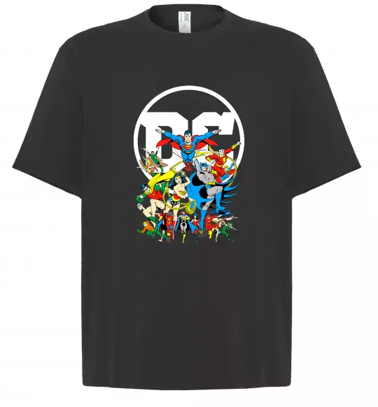 Футболка Оверсайз DC Heroes Чорний фото