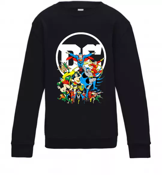 Детский Свитшот DC Heroes Черный фото