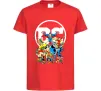Детская футболка DC Heroes Красный фото