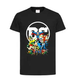 Дитяча футболка DC Heroes Чорний фото