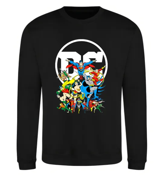 Світшот DC Heroes Чорний фото