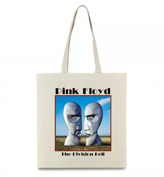 Эко-сумка Pink Floyd The division bell Бежевый фото