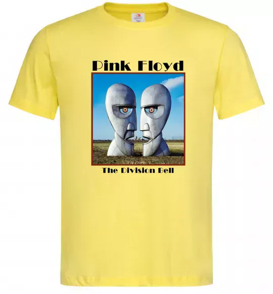 Мужская футболка Pink Floyd The division bell Лимонный фото
