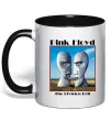 Чашка с цветной ручкой Pink Floyd The division bell Черный фото